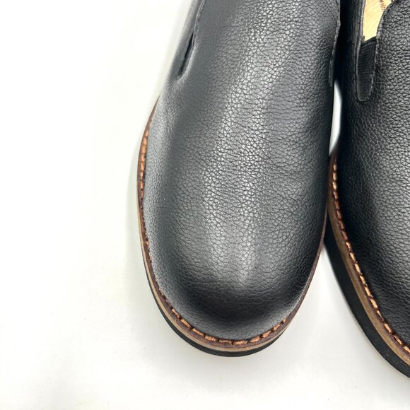 7N 7 NARROW WIDTH Softwalk Womens Whistle Black Leather‎ Comfort Loafers Shoes - Picture 4 of 12